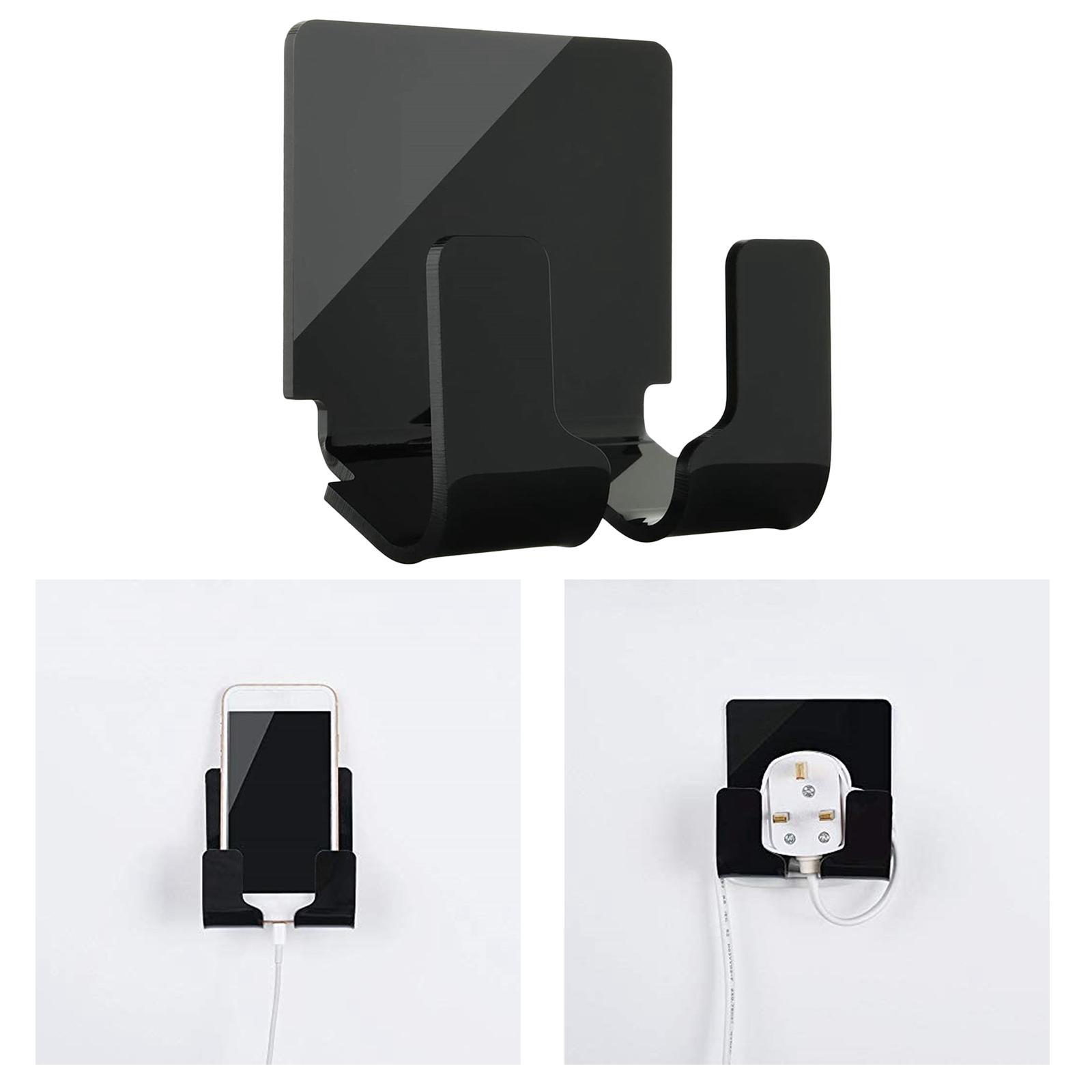 Durable Acrylic Phone Wall Charger Holder Remote Control Stand Bracket