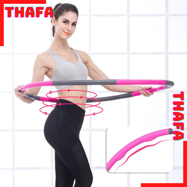 Vòng Lăc Eo Thon 8 Khúc Foanm Hula Hoop Cao Cấp-Hàng Chính Hãng THAFA