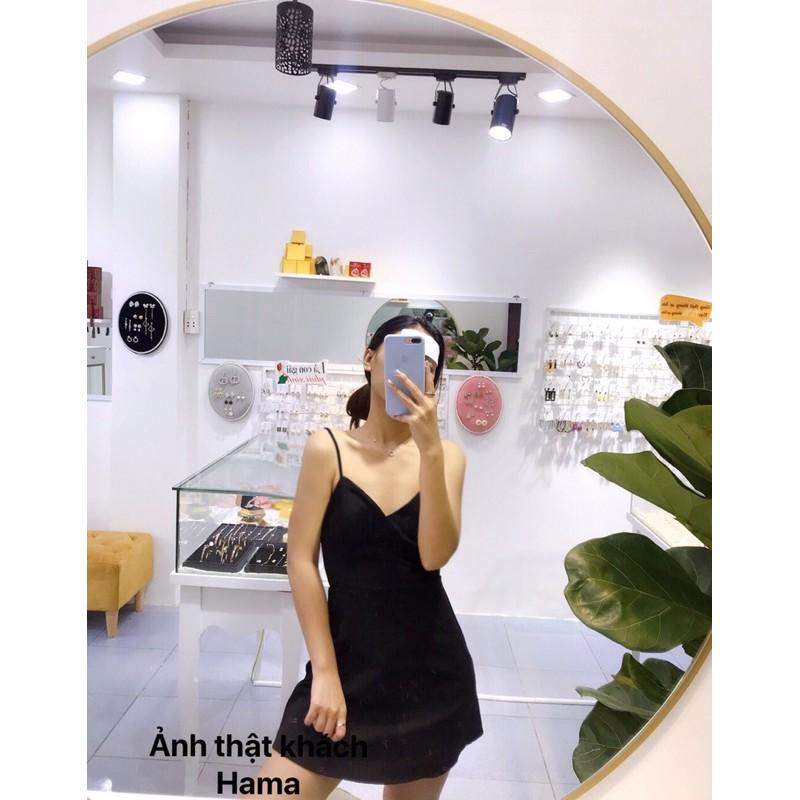 ẢNH THẬT 5-6 Đầm hơ lưng dây dáng A cực iu