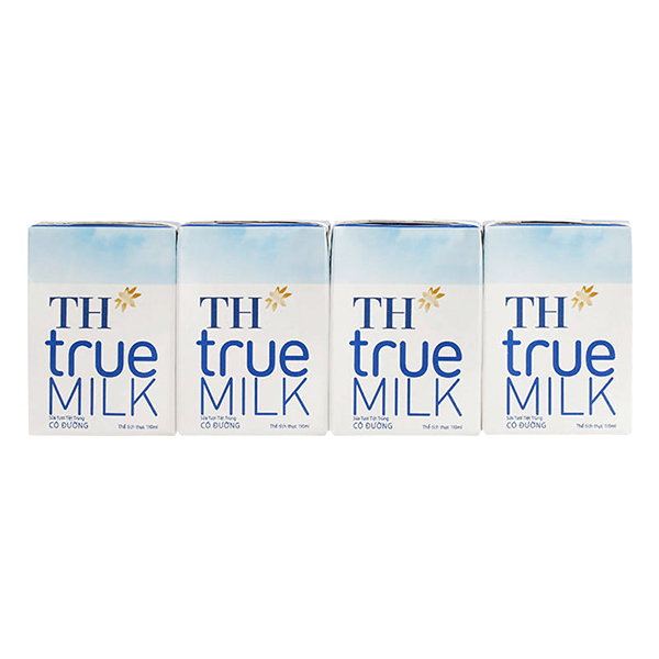 Thùng 48 Hộp Sữa Tươi Tiệt Trùng Có Đường TH True Milk (110ml/Hộp)