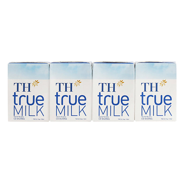 Thùng 48 Hộp Sữa Tươi Tiệt Trùng Có Đường TH True Milk