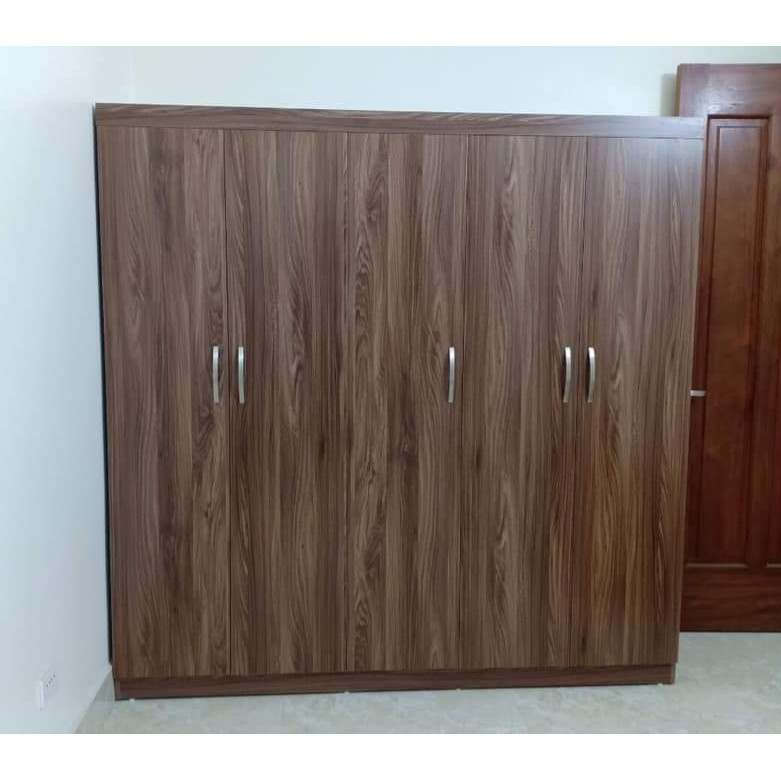 Tủ quần áo gỗ  MDF phủ melamin 2mx2m màu nâu