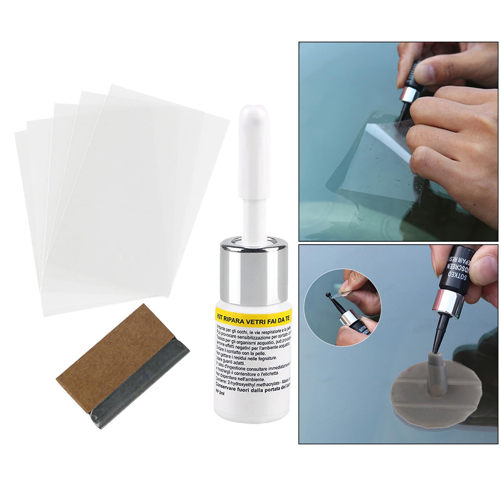 Windshield Crack Repair Kit Car Windshield Chip Repair Tool Nano Glass Fluid Vehicle Window Repair