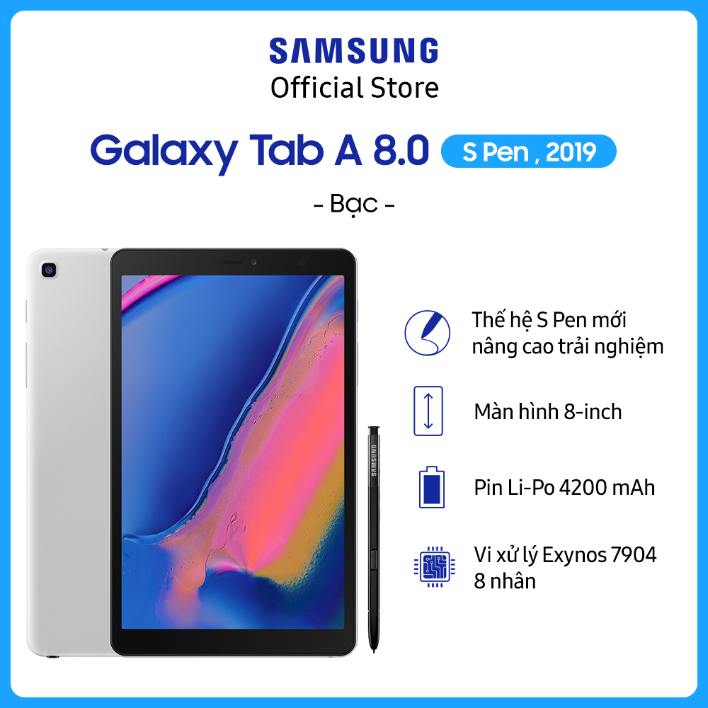 Máy Tính Bảng Samsung Galaxy Tab A 8 Plus P205 (Có S Pen) - Hàng Chính Hãng