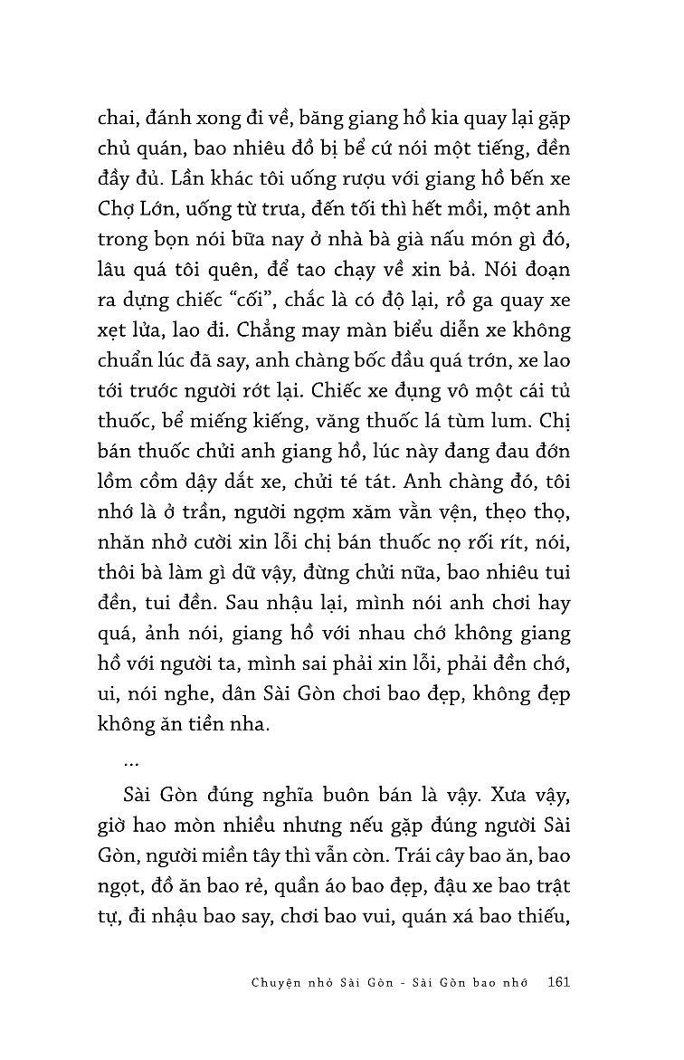 Sách Chuyện Nhỏ Sài Gòn Bao Nhớ