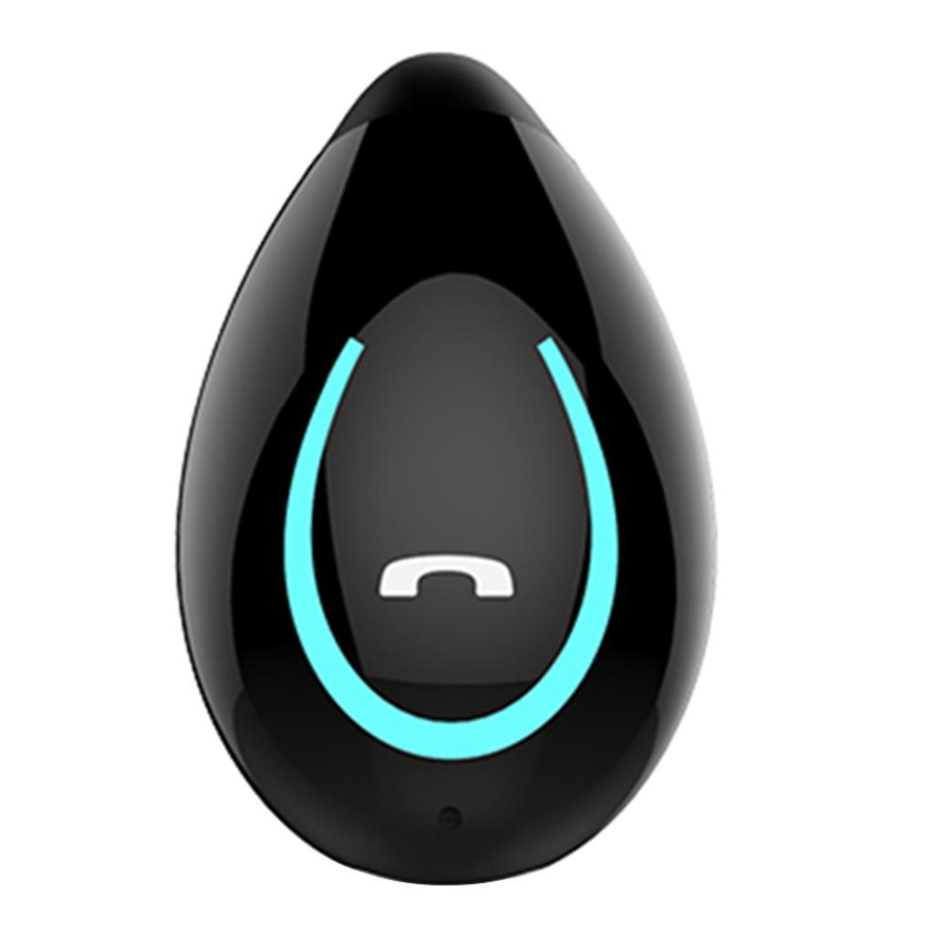 Wireless Bluetooth Headset Stereo Touch Handfree Universal Earbuds Black