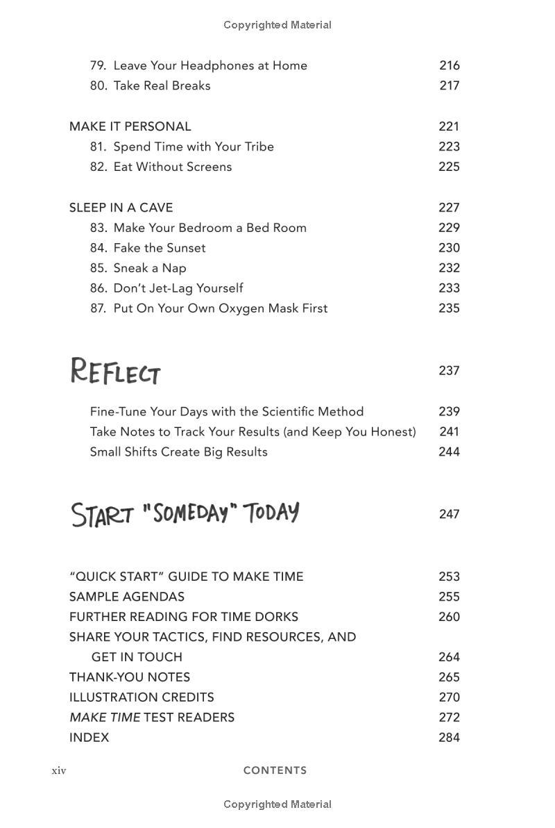 Sách ngoại văn: Make Time