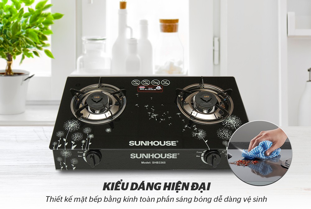 Bếp gas dương kính Sunhouse SHB3365 - Hàng chính hãng mới 100%