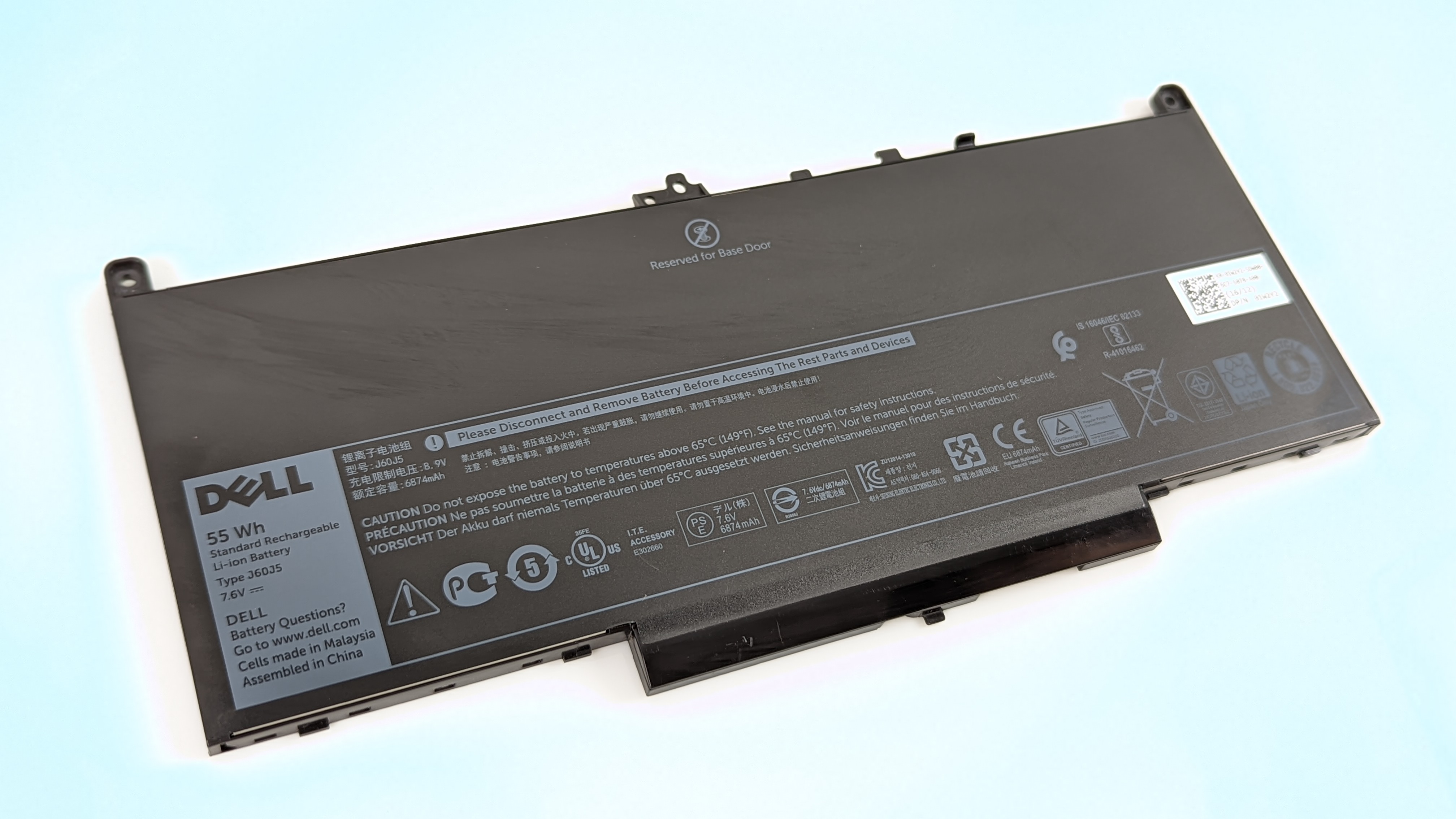Pin Dành Cho Laptop Dell Latitude 7470 7270 E7470 E7270 Mã Pin J60J5 Dung Lượng 55Wh