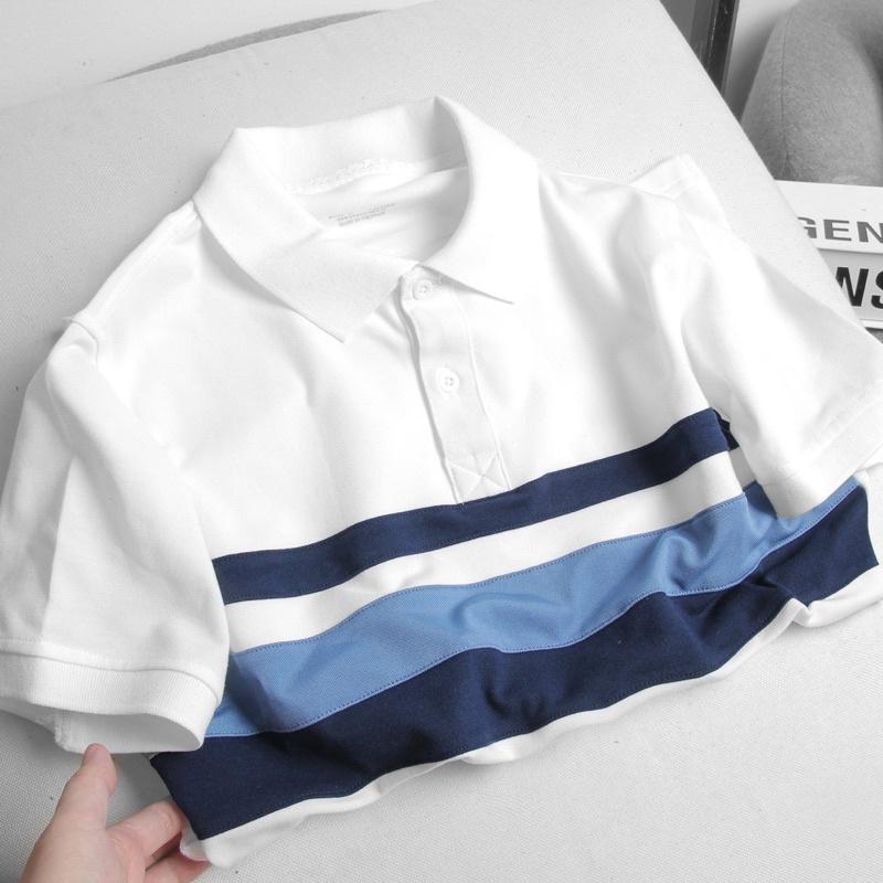 Polo kẻ ngang đơn giản cho anh em