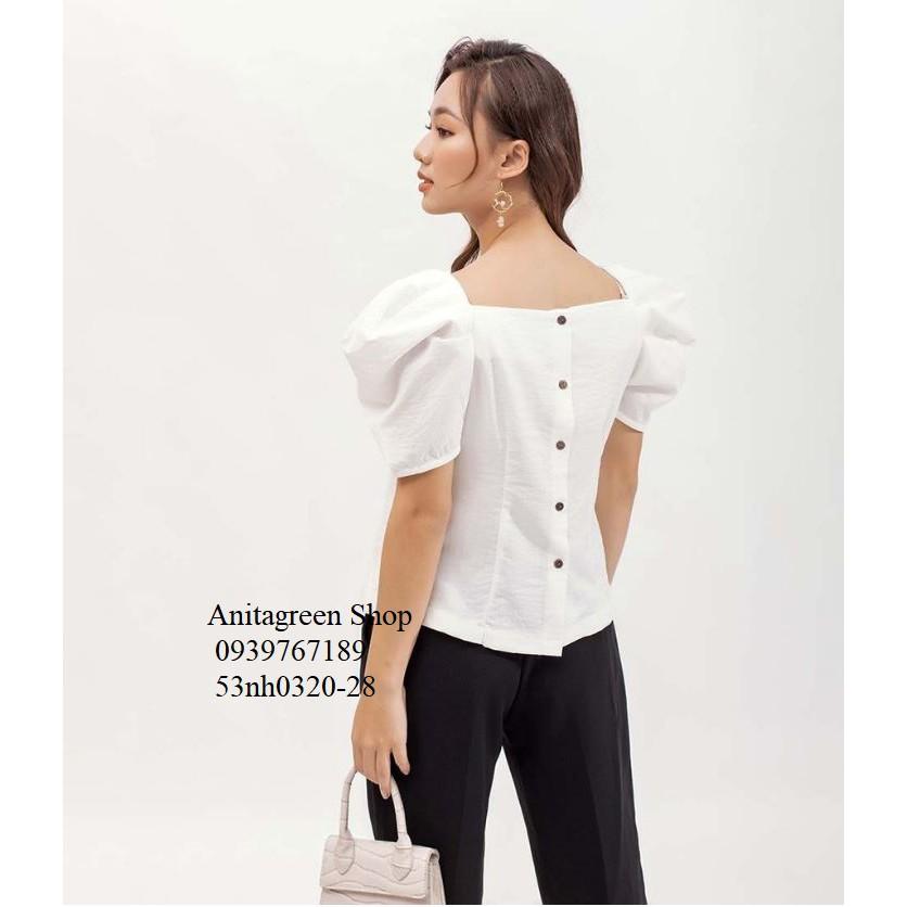 53nh0320-ÁO KIỂU CỔ VUÔNG THỜI TRANG s-6xl