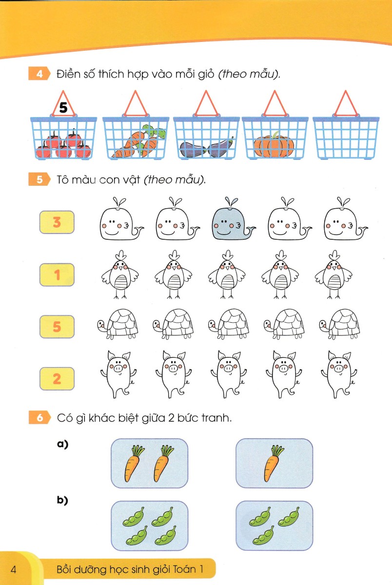 Bồi Dưỡng Học Sinh Giỏi Toán Lớp 1