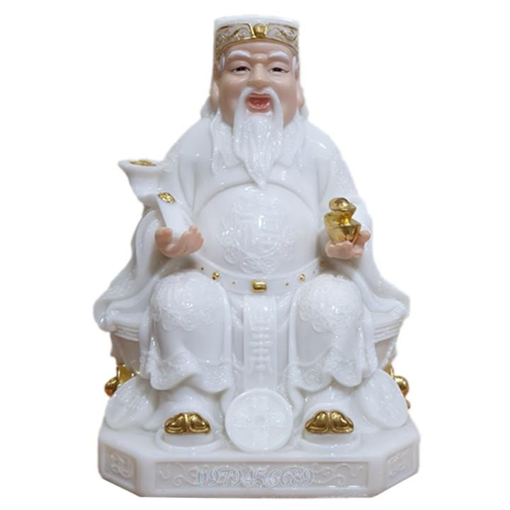 Cặp tượng thần tài ông địa đá cao cấp 10 inch - M2