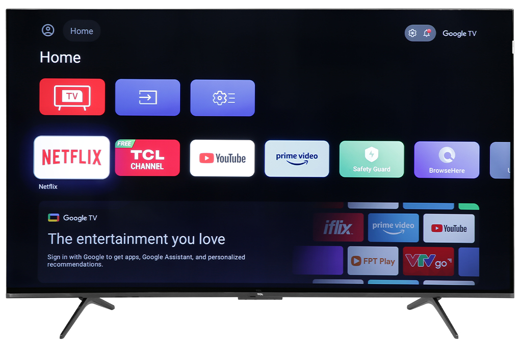 55C69B - Google Tivi QLED TCL 4K 55 inch 55C69B - Hàng Chính Hãng - Chỉ Giao Hồ Chí Minh