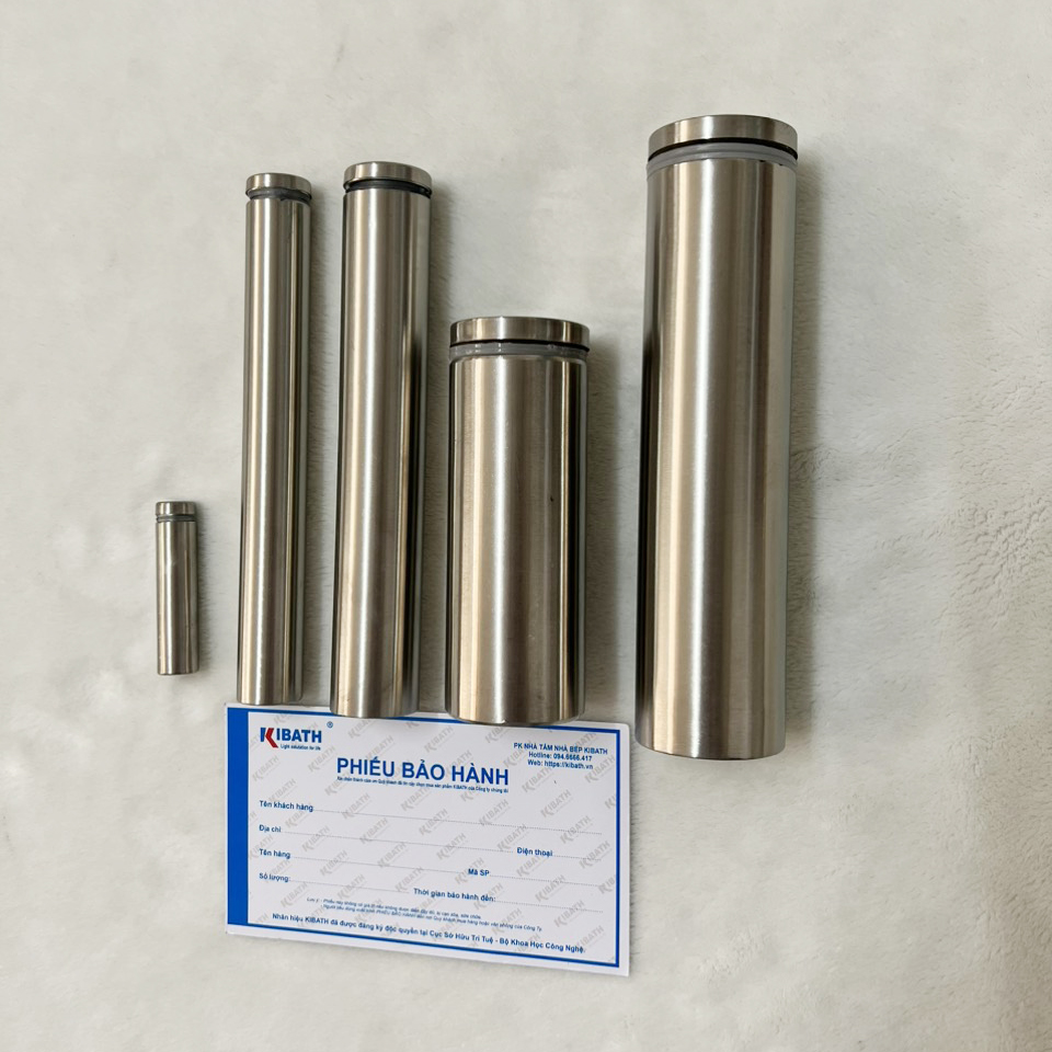 Ốc Chân Kính, Trụ Inox, Ốc Chân Kính Inox, Ốc Cách Tường, Ốc Bắt Kiếng Inox Kibath KB-V017