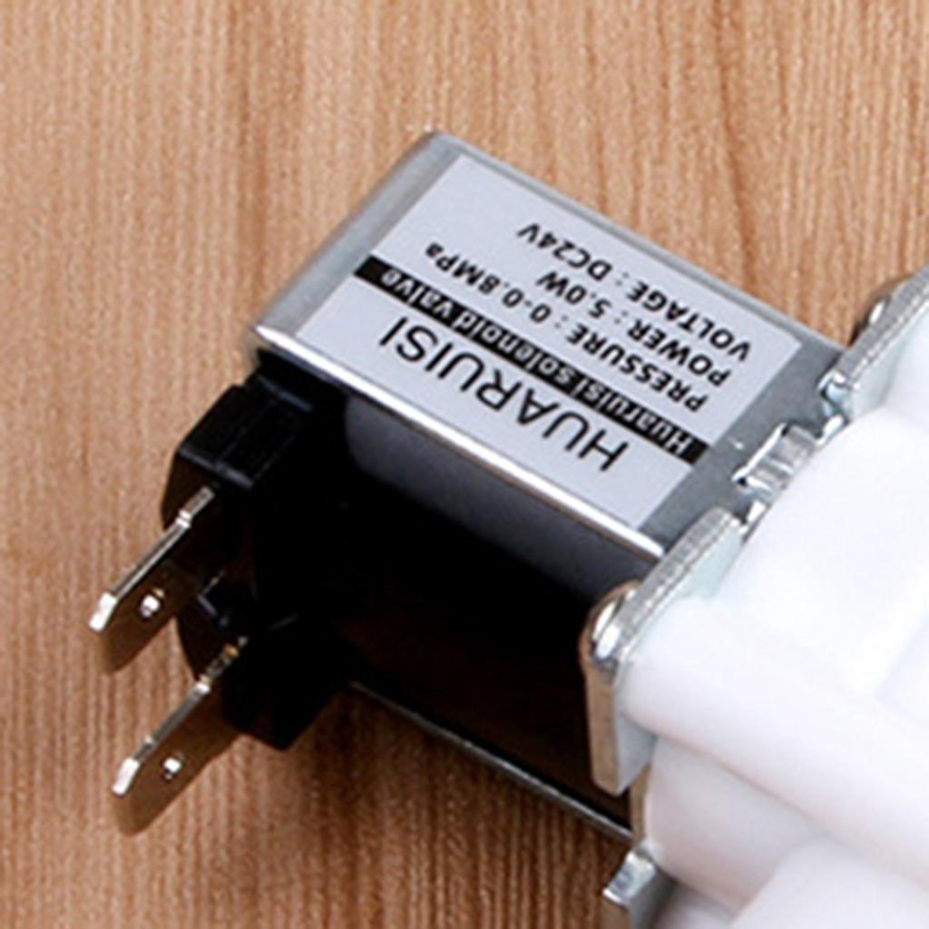 24V DC 1/4" Electric Solenoid Valve Purified Water Valve 0-0.8Mpa