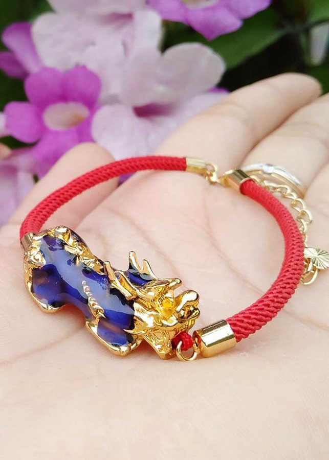 Vòng Tay Tỳ Hưu Đổi Màu Theo Nhiệt Độ Kim Tiền Jewelry - Hút Tai Hút Lộc - Chiêu Tài Chiêu Lộc Tứ Phương