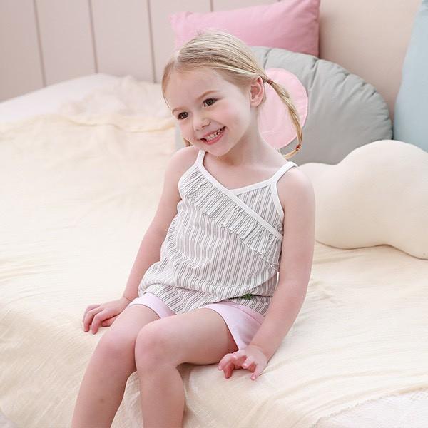 Bộ cotton giấy bé gái xuất Hàn