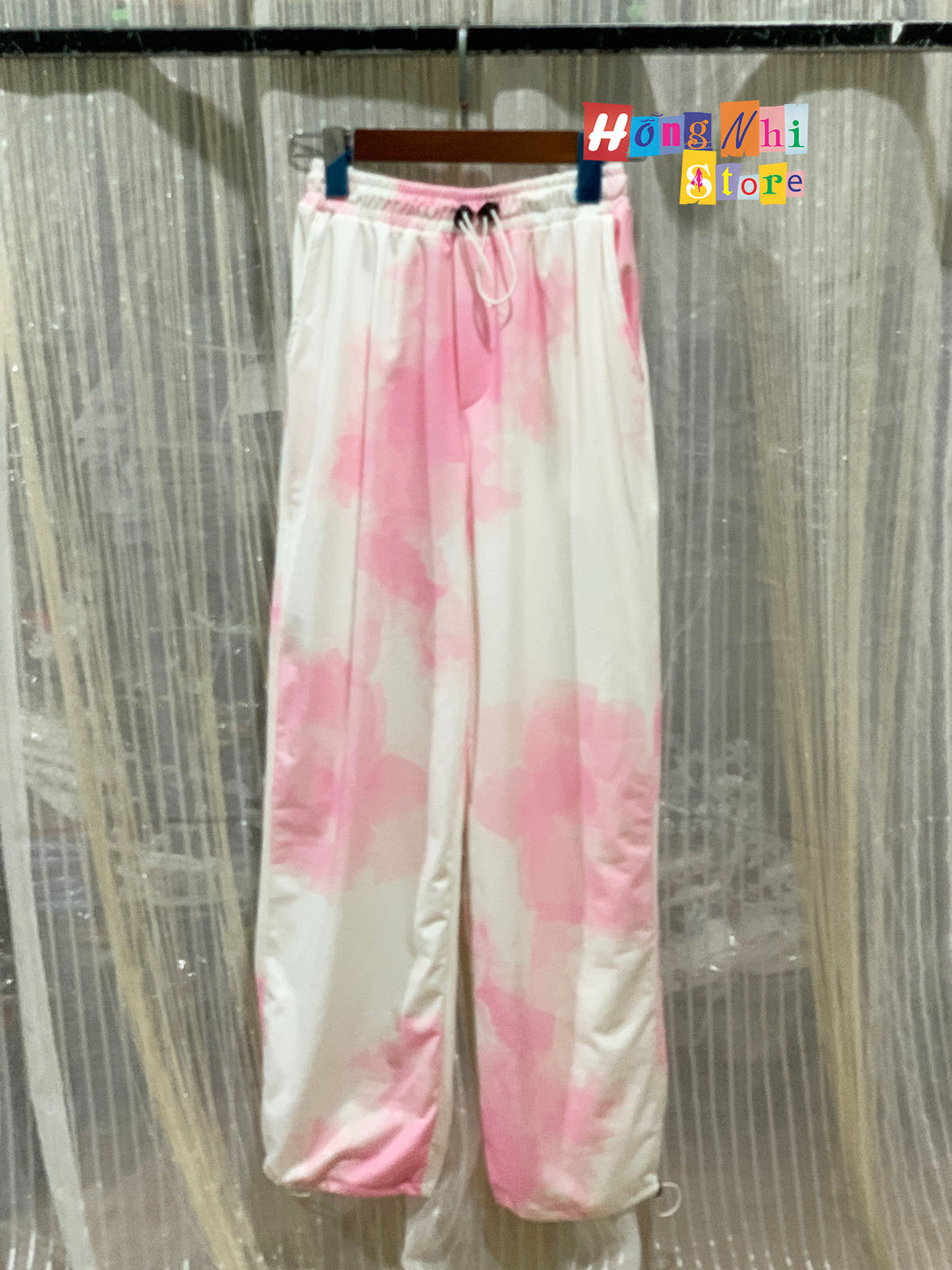 Quần Jogger Thun Loang Màu Dài Dây Rút Dáng Rộng - Quần Thun 3D Rút Dây Unisex - MM