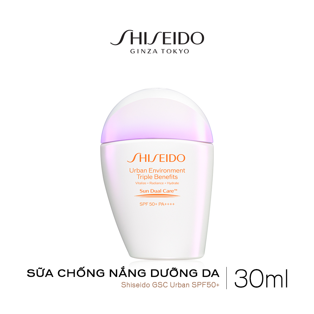 Sữa Chống Nắng Dưỡng Da Shiseido Urban Environment Triple Beauty Suncare EmulsionSPF50+ PA++++ 30ml