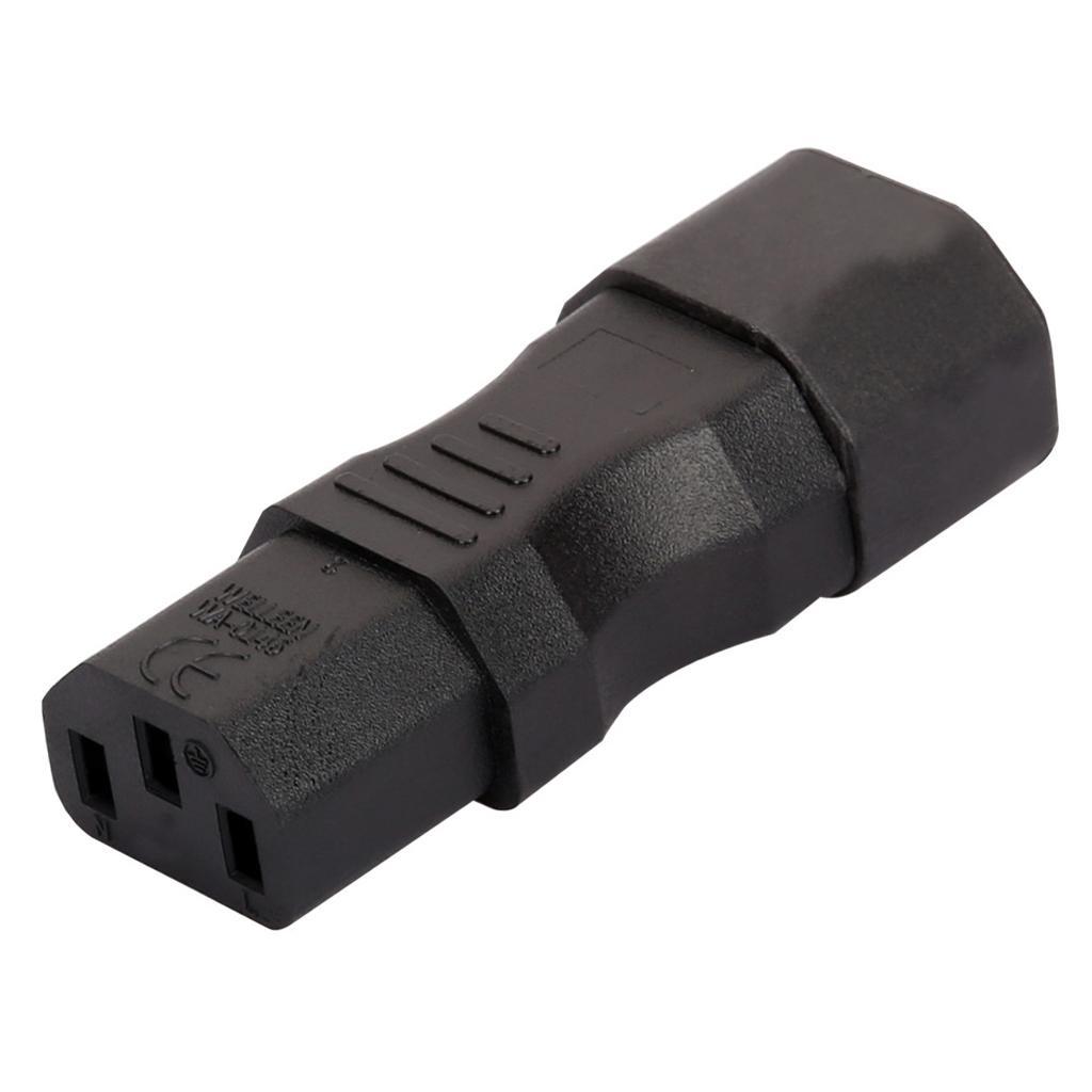 IEC 320 C14 Male to C13 Plug Female Power Plug Converter AC Power Adapter