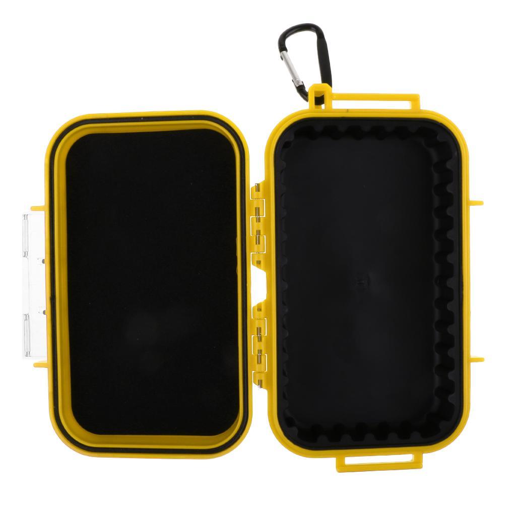 2pcs Outdoor Waterproof Storage Hard Shell Survival Case Holder Organizer