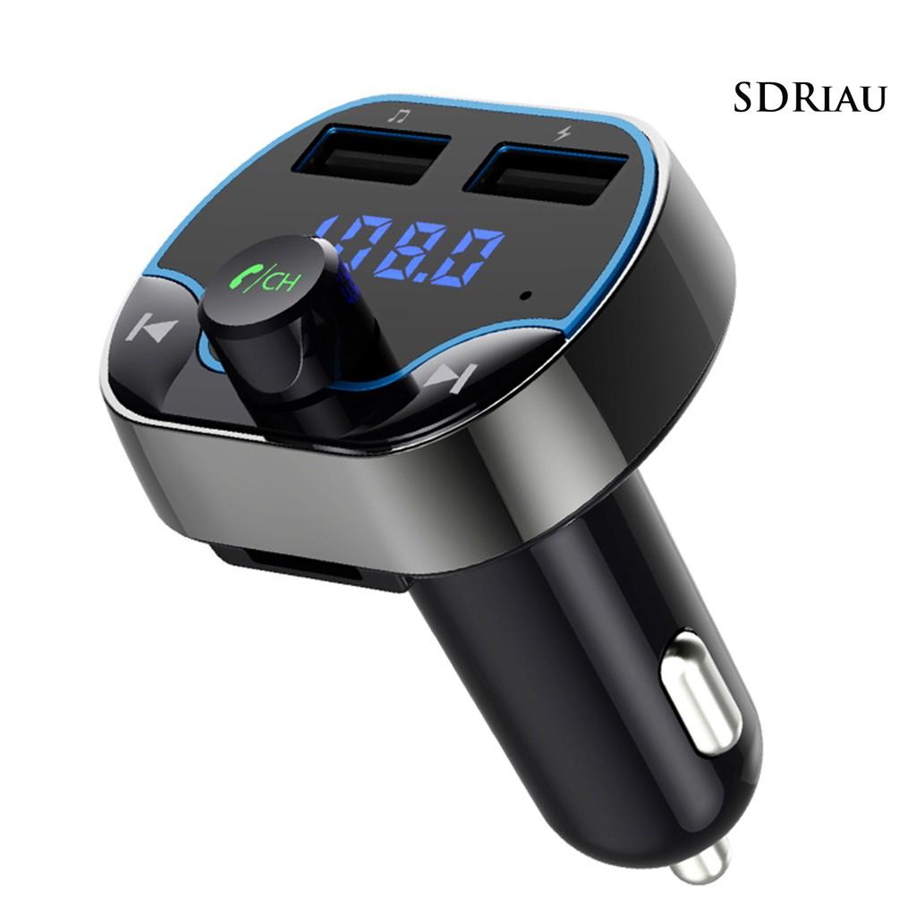 Củ Sạc Trên Xe Hơi Qcd_T24 Dual Usb Bộ Truyền Tín Hiệu Bluetooth