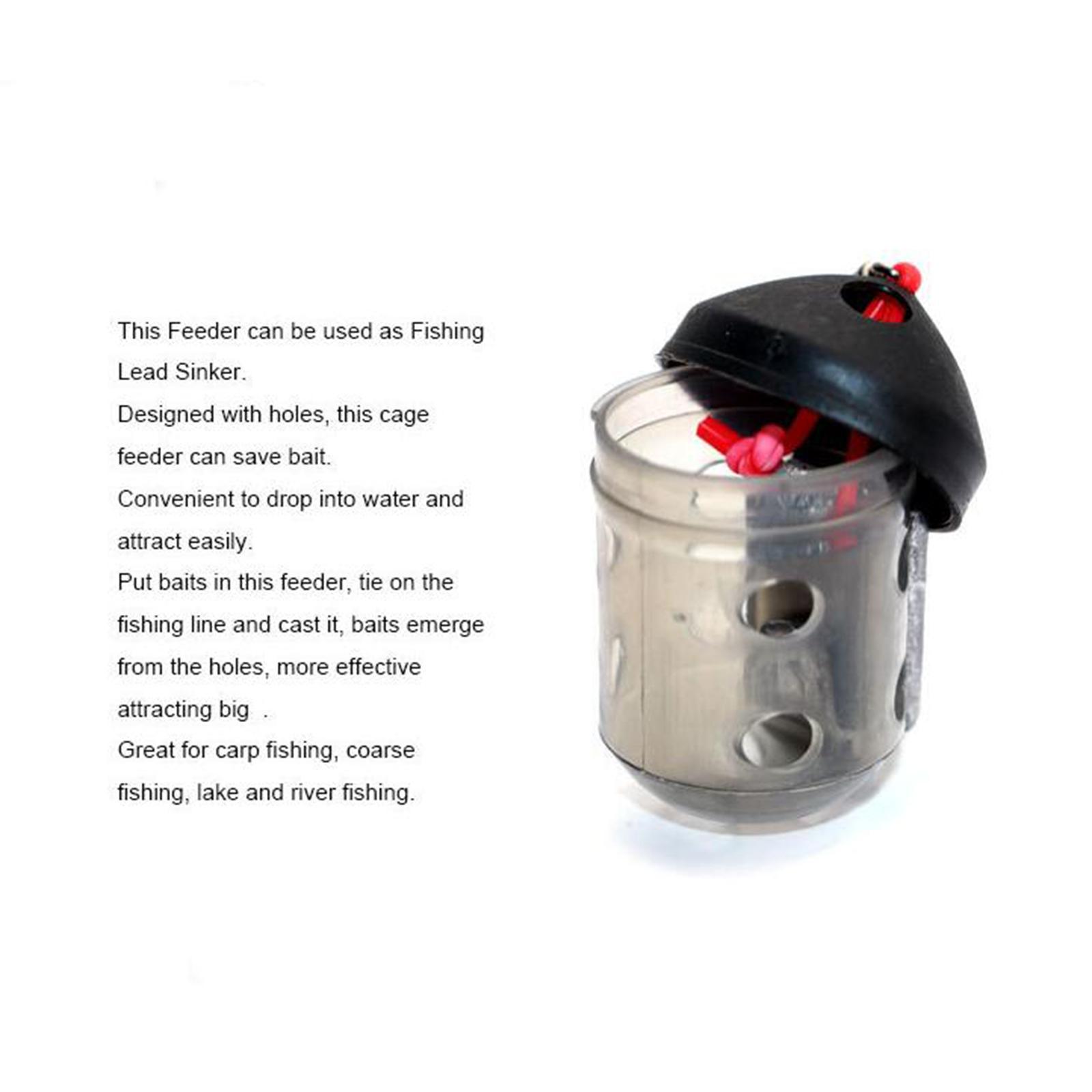 20x Fishing Feeder Holder Ground Cage Inline Method