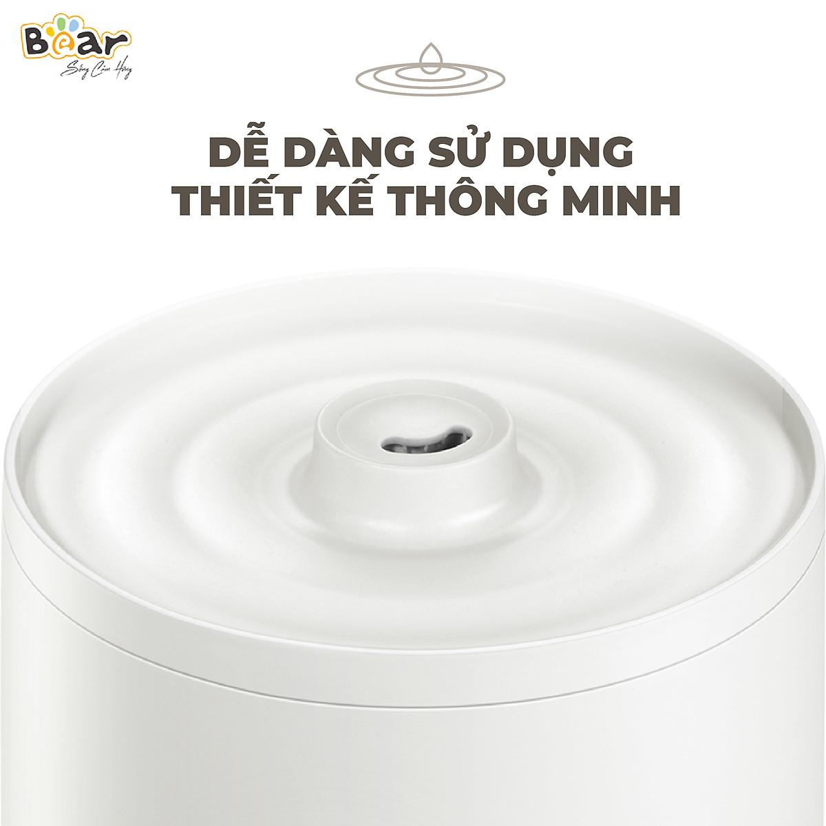 Máy Phun Sương Tạo Ẩm Bear Bộ Lọc Ion Bạc Diệt Khuẩn JSQ-C45U1 - Hàng chính hãng