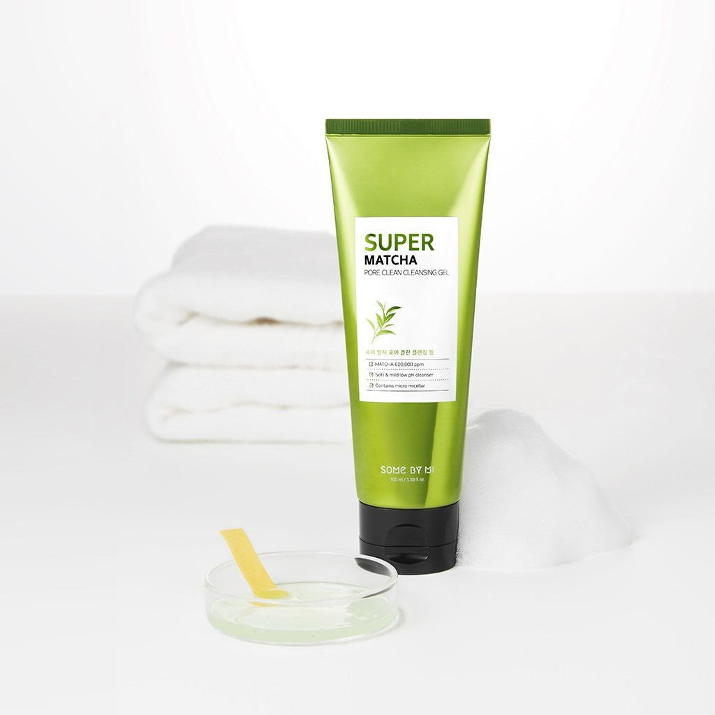 Sữa Rửa Mặt Some By Mi Super Matcha Pore Clean Cleansing Gel 100ml