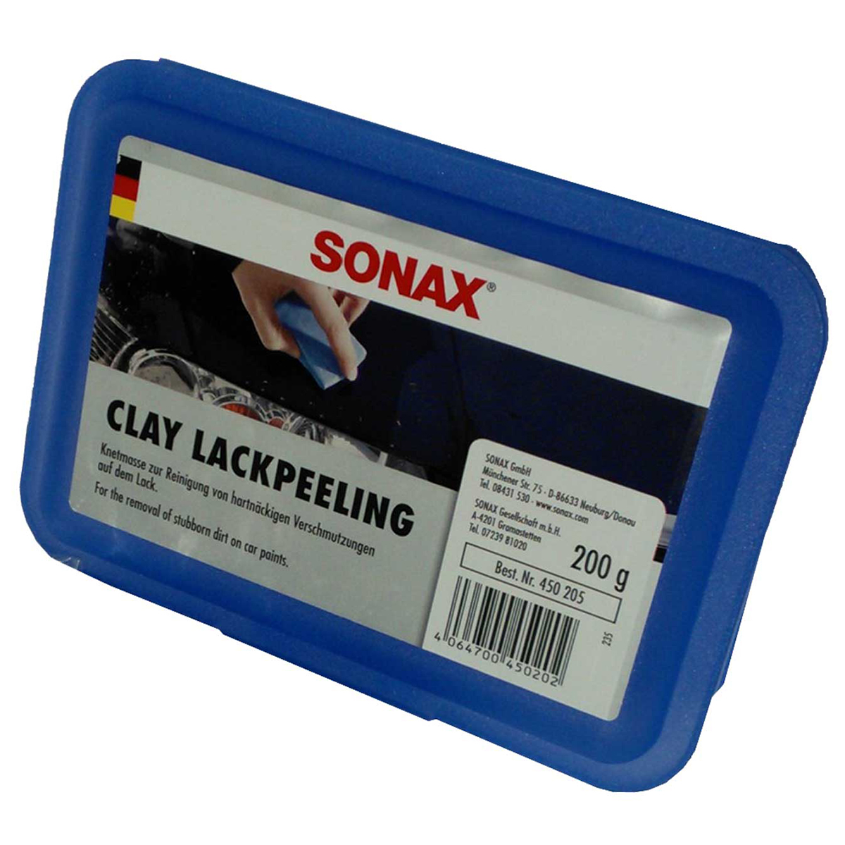 Đất xét tẩy bụi sơn Sonax 450205 Clay 200g blue