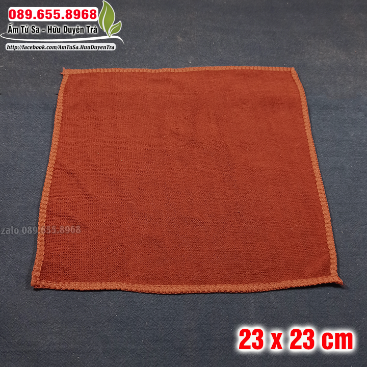 Khăn lau ẤM TỬ SA - đạo cụ trà đạo cùng ấm tử sa nghi hưng cao cấp - pha trà, trà đạo - trà ô long, thái nguyên