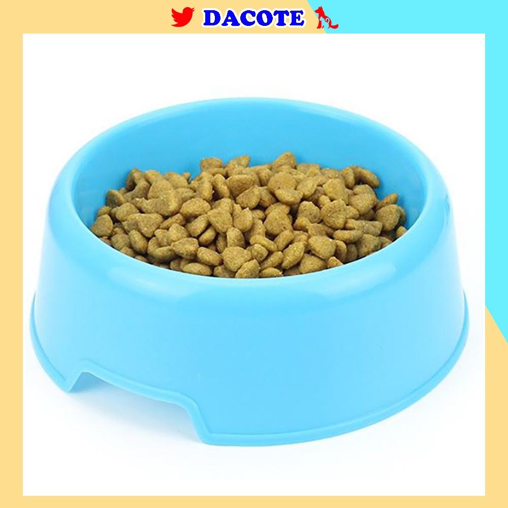Chén đồ ăn cho chó mèo DACOTE chất liệu nhựa giá rẻ chống lật