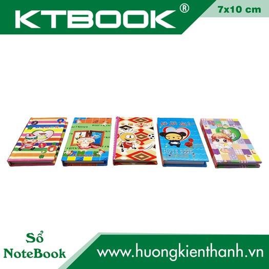Sổ Bìa Cứng ghi chép NoteBook KTBOOK Khổ Nhí size 7 x 10 cm