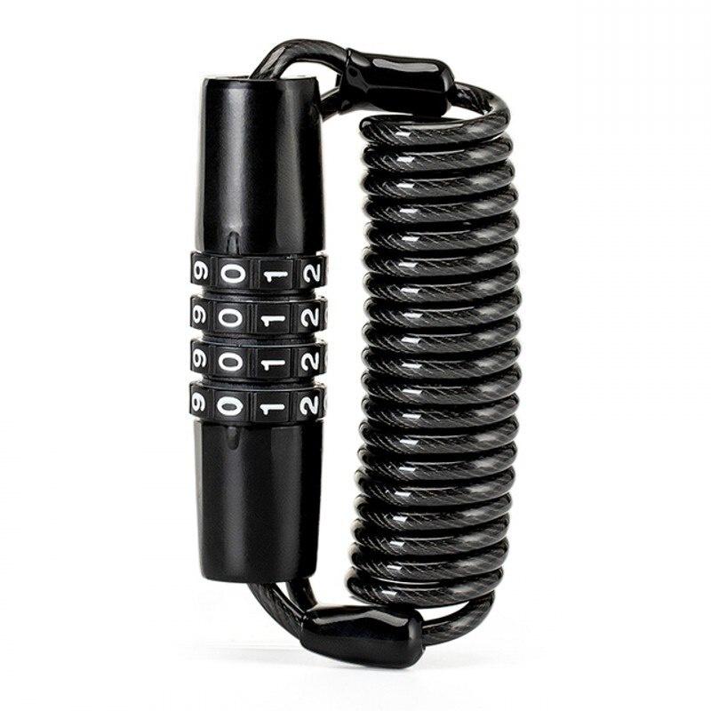 Portable Code Password Bike Combination Lock Bike Cable Lock Tough Security Coded Steel Wiring Bicycle Safety Lock Motorcycle