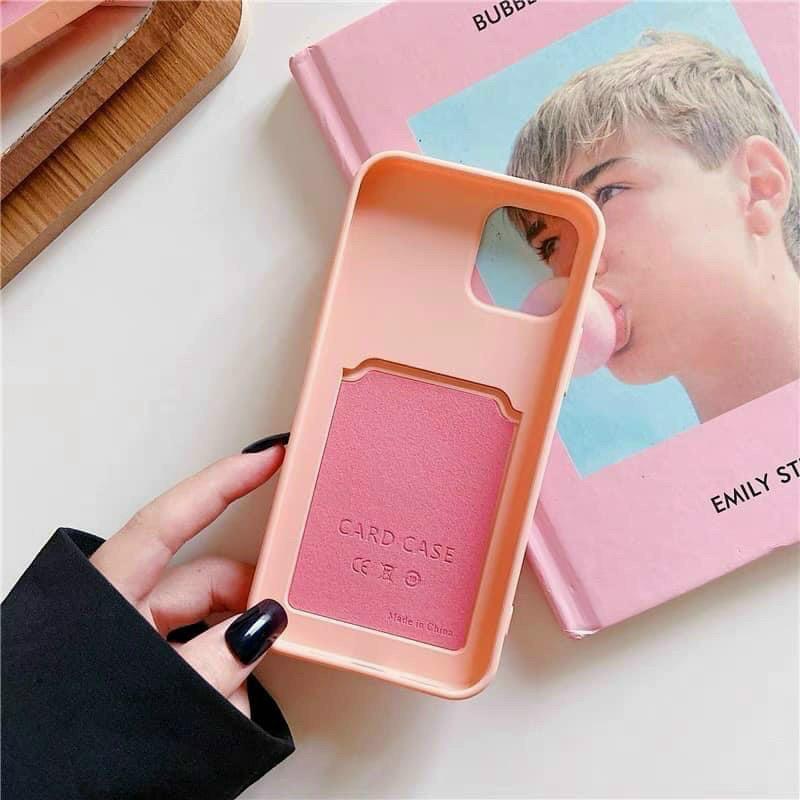 Ốp lưng dành cho iphone Có Khe Đựng Thẻ Thời Trang Cho Iphone 12 Mini Pro Max 11 Pro Max Xr Xs Max 6 7 8 Plus