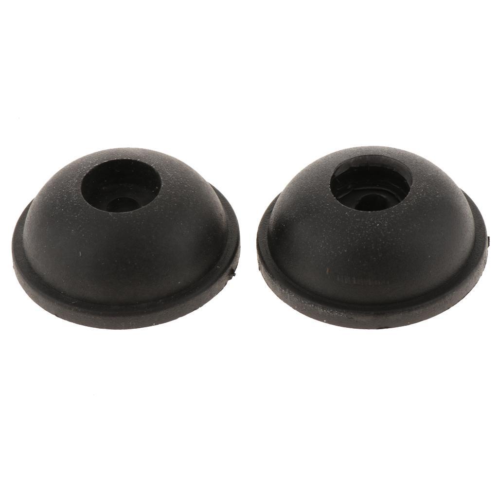 2 Pieces Replacement Part  Luggage Stud Foot Feet Pad Black for Cases
