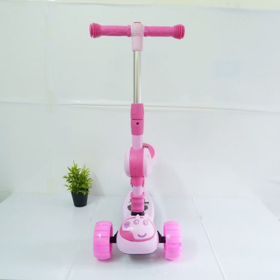 Xe Trượt Scooter  Gấp Đa Năng Cho Bé  - Tặng Kèm Yếm Cotton Ngẫu Nhiên