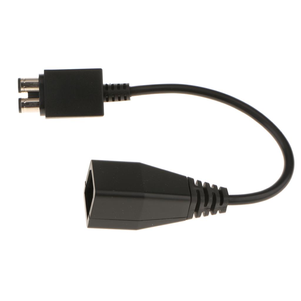 For Xbox 360 to Xbox 360 Slim Power Supply Converter 2-port AC Adapter Cable Cord