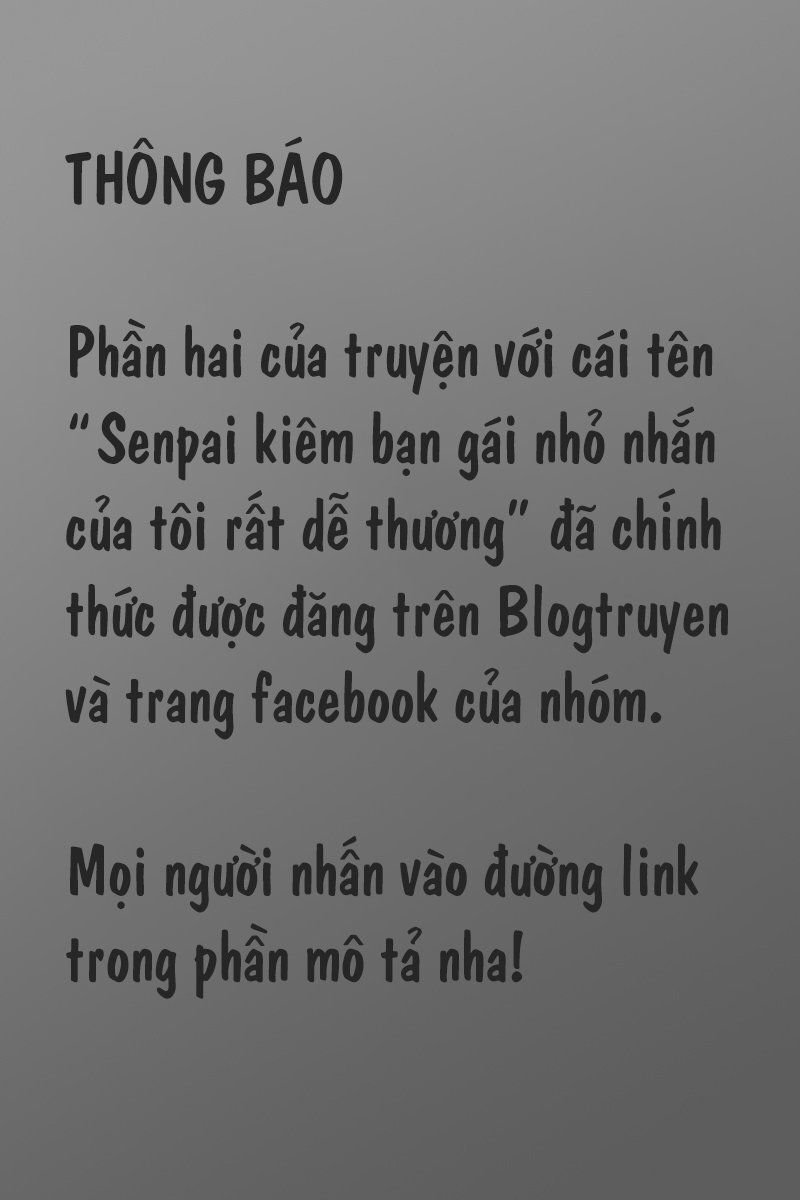 senpai nhỏ nhắn của tôi rất dễ thương chapter 29.6 1