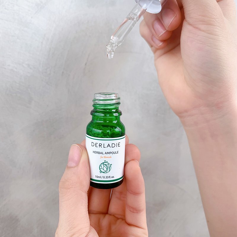 Tinh Chất Chấm Mụn Tràm Trà Derladie Herbal Ampoule For Blemish 10ml