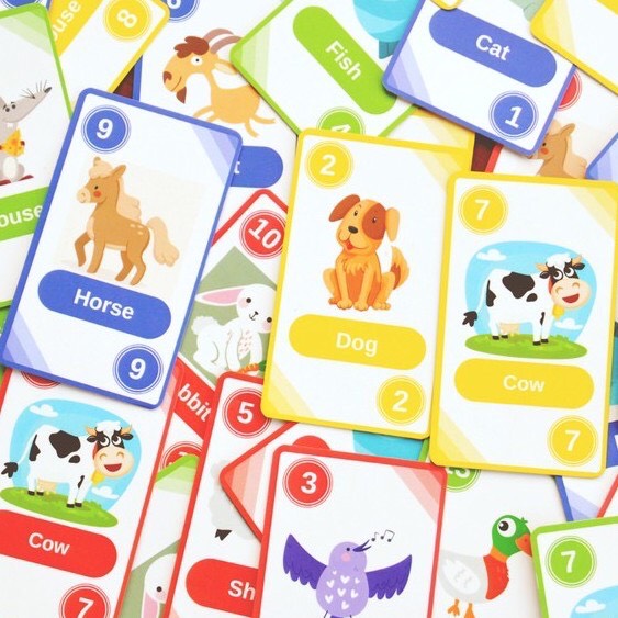 Go fish game “Animals”