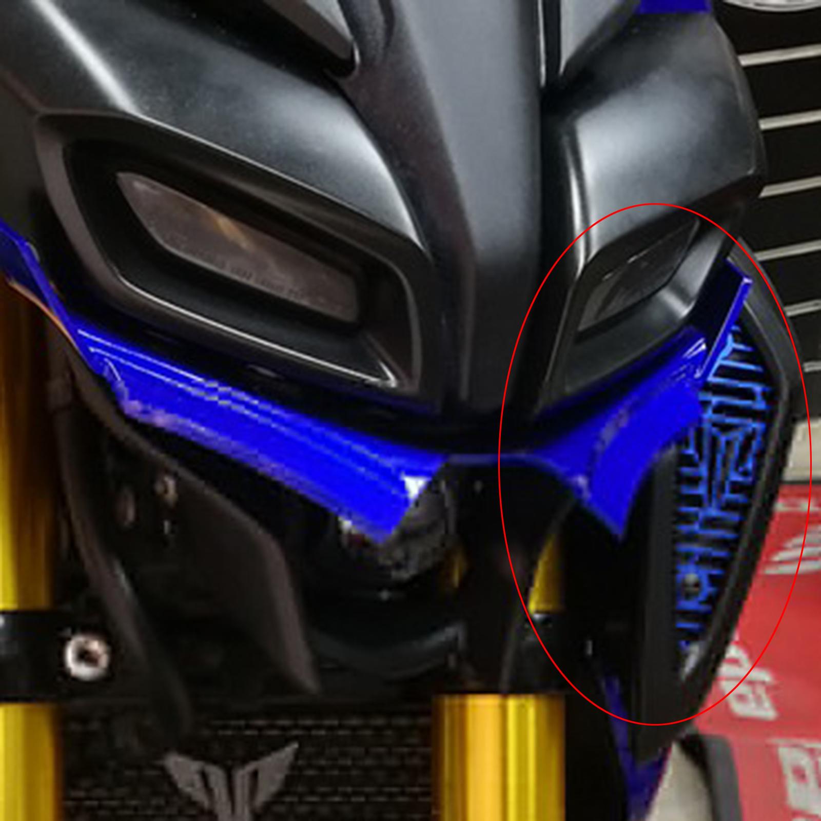 2 Pieces Motorcycle Air Intake Grill Cover Guard, Protection Protector for Yamaha MT-15 18-20 Motorbike, Replace Parts Accessories Black