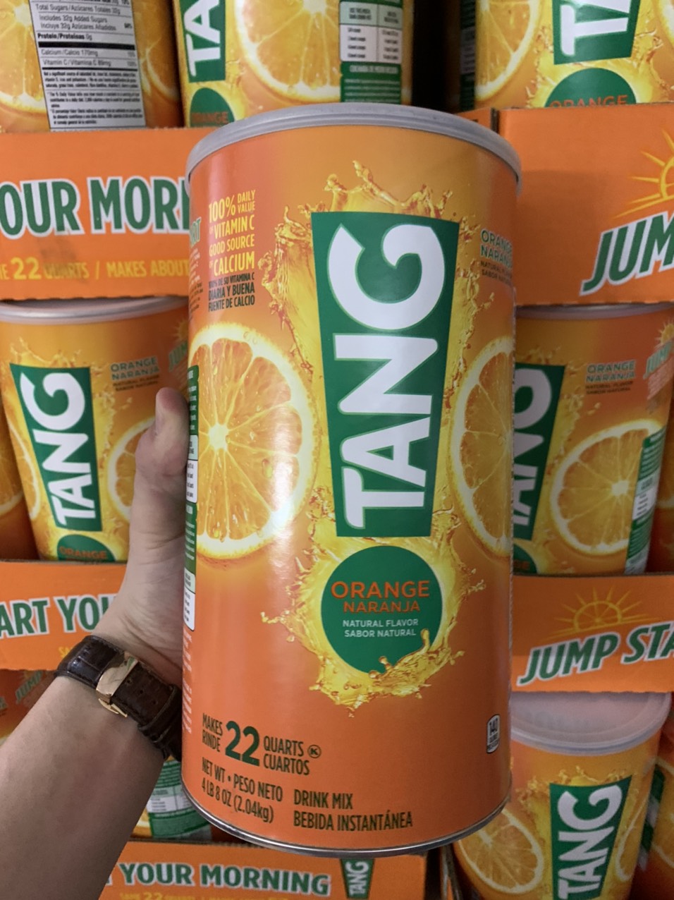 Bột pha nước Cam Tang Orange Naranja Mỹ - Bổ sung vitamin c, canxi - tăng sức đề kháng, sản xuất collagen, nhanh lành, chống oxy hóa - QuaTangMe Extaste