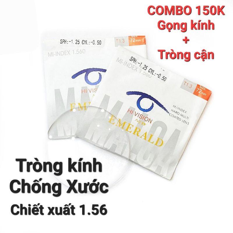 Tròng kính cận viễn loạn - cắt mắt kính cận theo yêu cầu chống trầy , chống uv, chống ánh sáng xanh , cận đổi màu