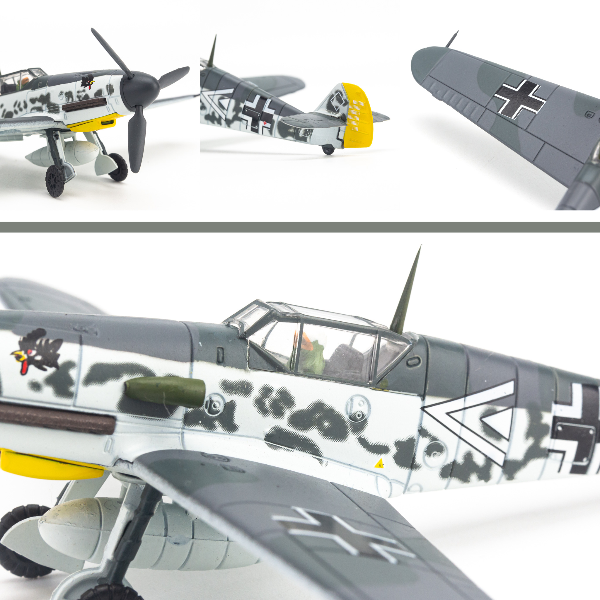 Mô hình máy bay quân sự Messerchimitt BF 109F-4 1:72