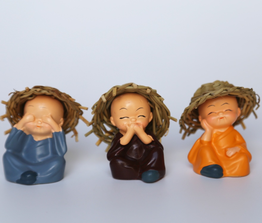Bộ tượng 3 chú tiểu tam không