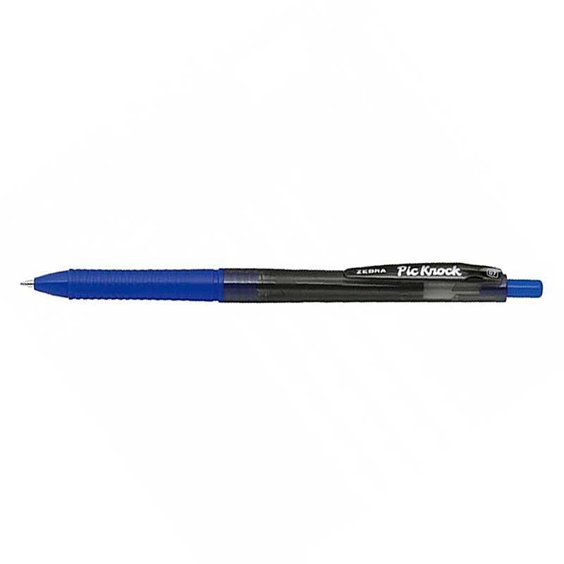 Viết Bi Zebra Pic Knock 0.7mm - Màu Xanh