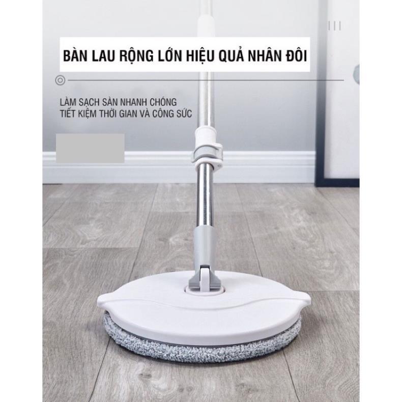 Bộ cây chổi lau nhà chính hãng K8 cao cấp, xoay 360