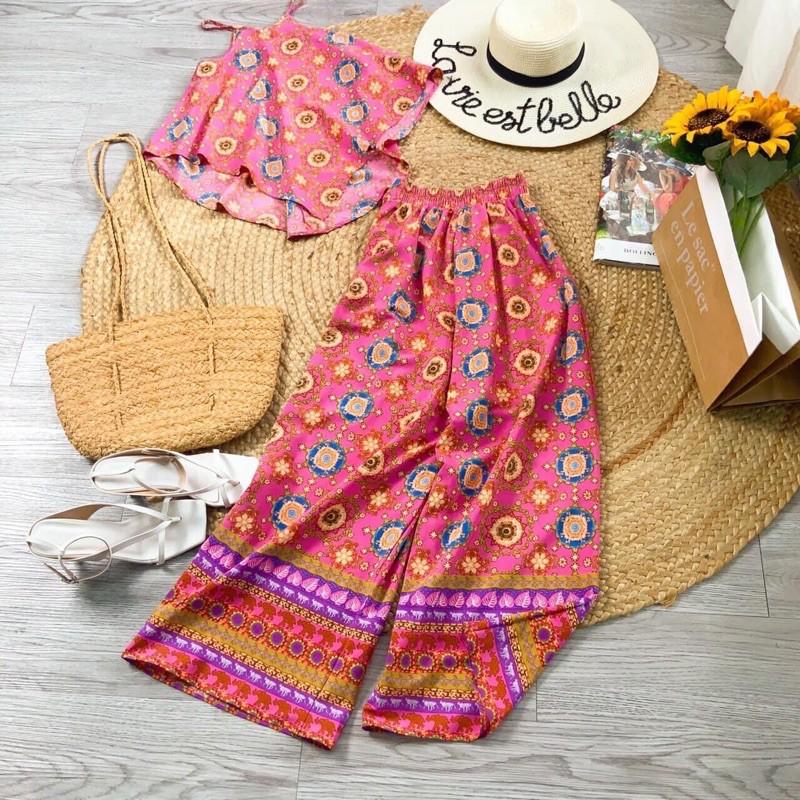 S86 , Set áo yếm thổ cẩm
